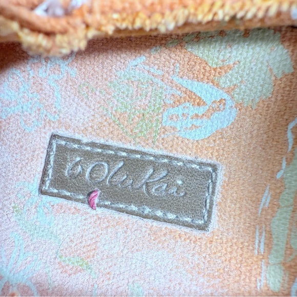 OluKai Nohea Canvas Slip Ons Orange Women’s Size 7.5 - Picture 6 of 8